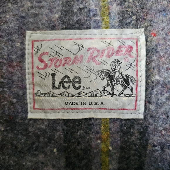 IronCharlie VTG Lee Storm Rider Denim Jacket with Blanket Lining Corduroy Collar - Picture 12 of 15
